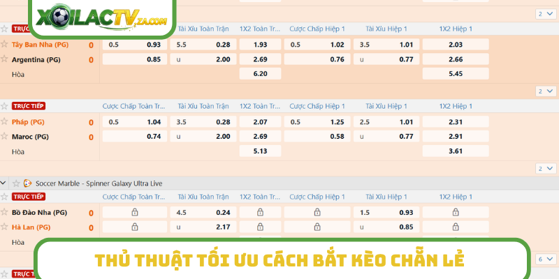 Thủ thuật tối ưu cách bắt kèo chẵn lẻ